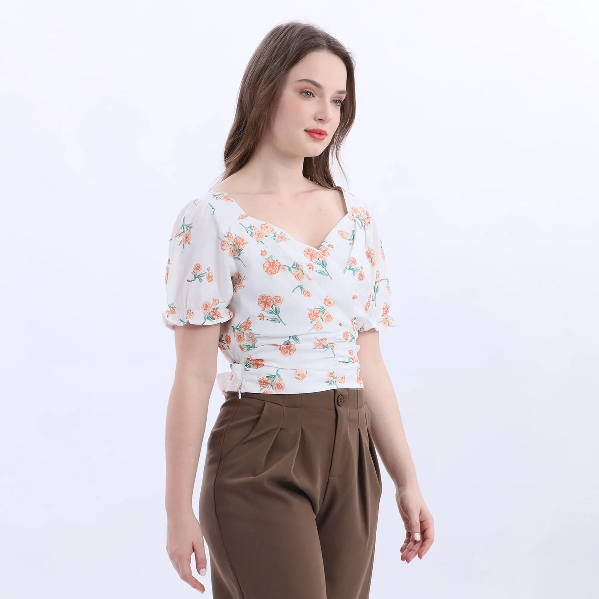 Floral Fashion Blouse For Women Image