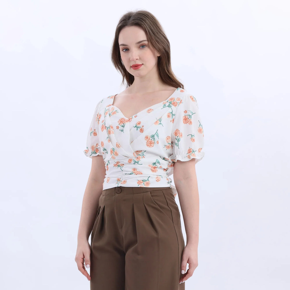 Floral Fashion Blouse For Women Image