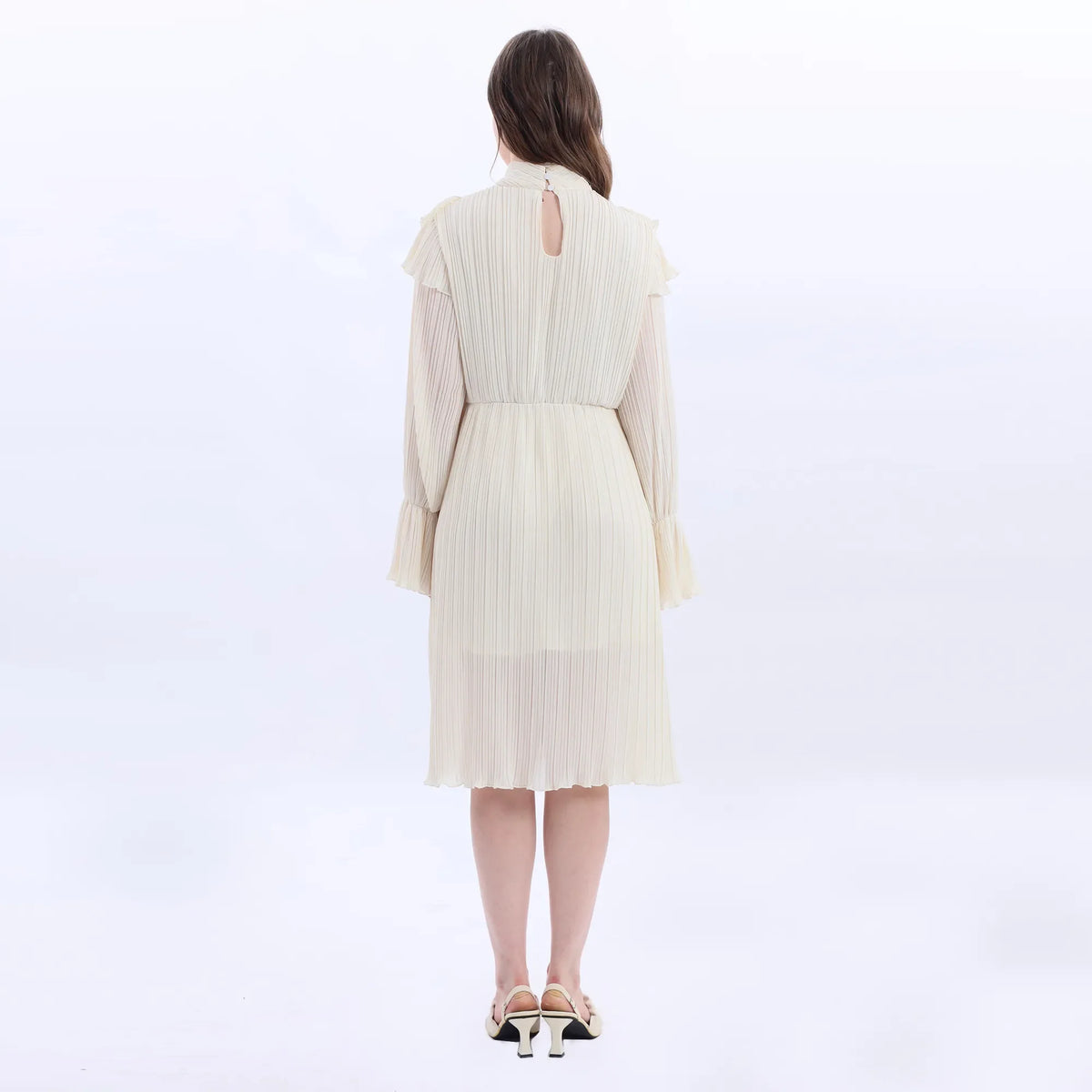 Chic Off White Dress For Women