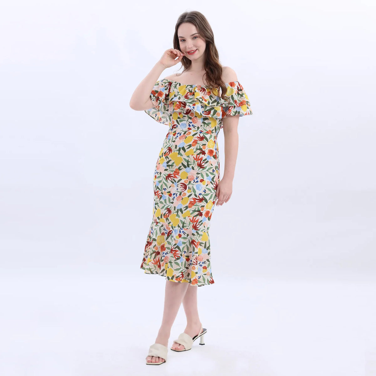 Floral Fashion Dress For Women