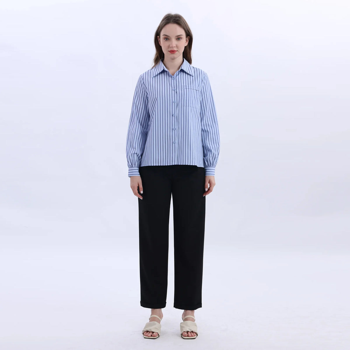 Striped Fashion Shirt For Women