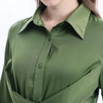 Collar Velvet Fashion Dress For Women Image