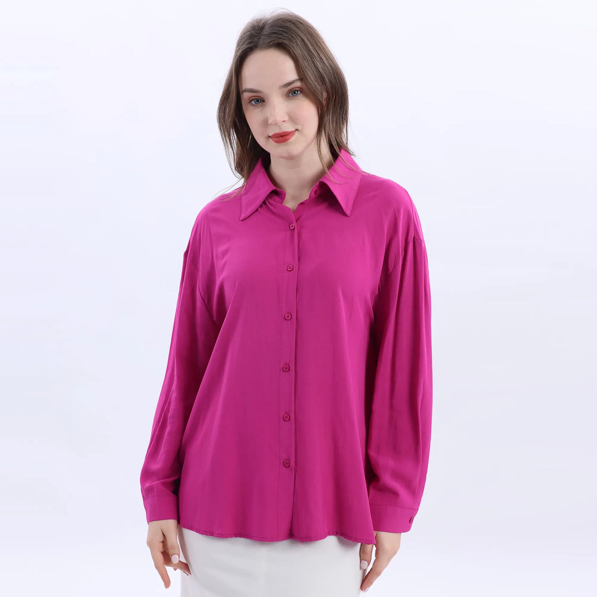 Plain Fashion Shirt For Women