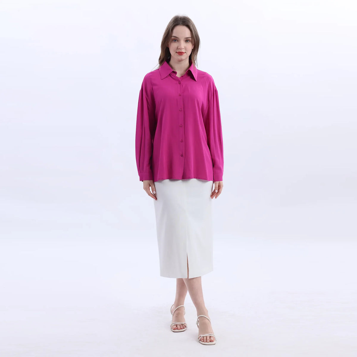 Plain Fashion Shirt For Women