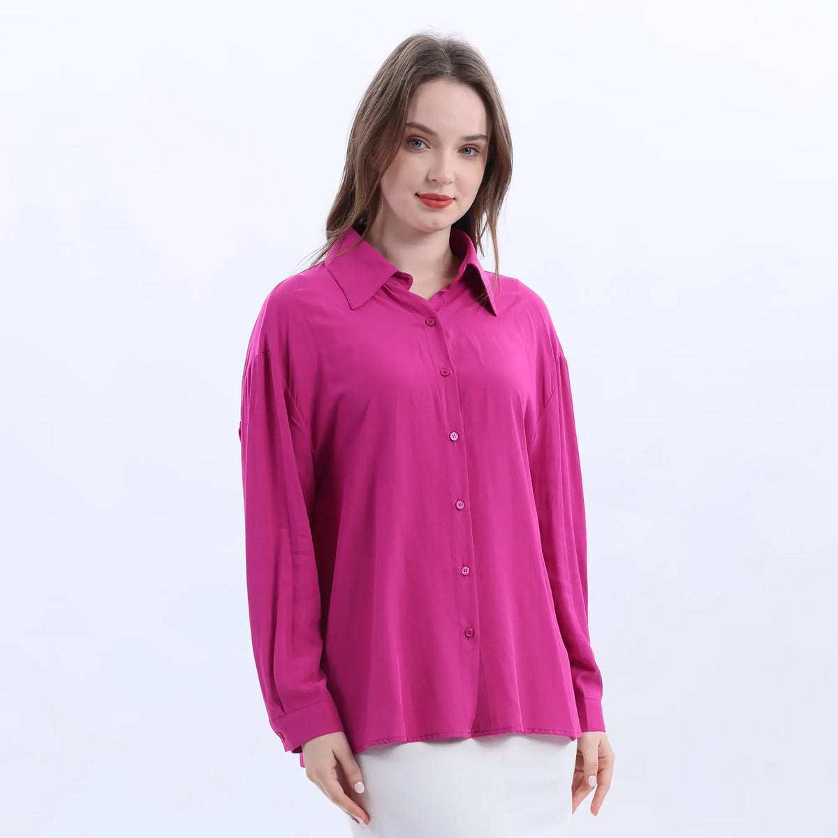 Plain Fashion Shirt For Women