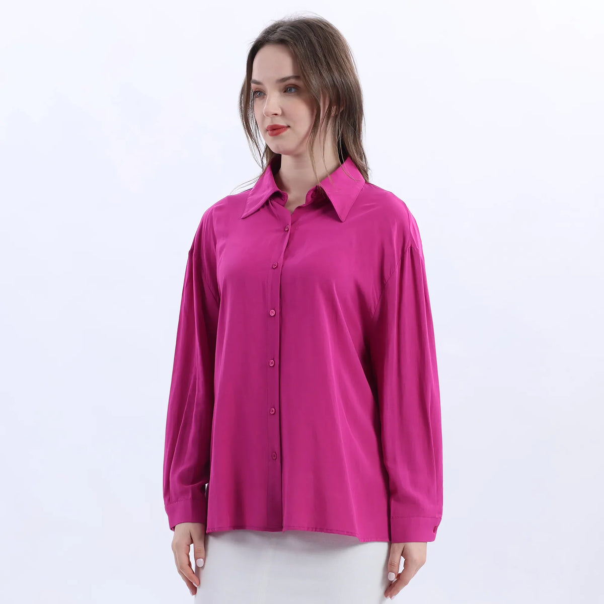 Plain Fashion Shirt For Women