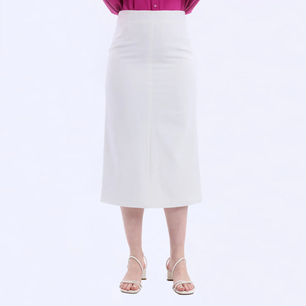 Straight-Leg Fashion Skirt For Women White Image