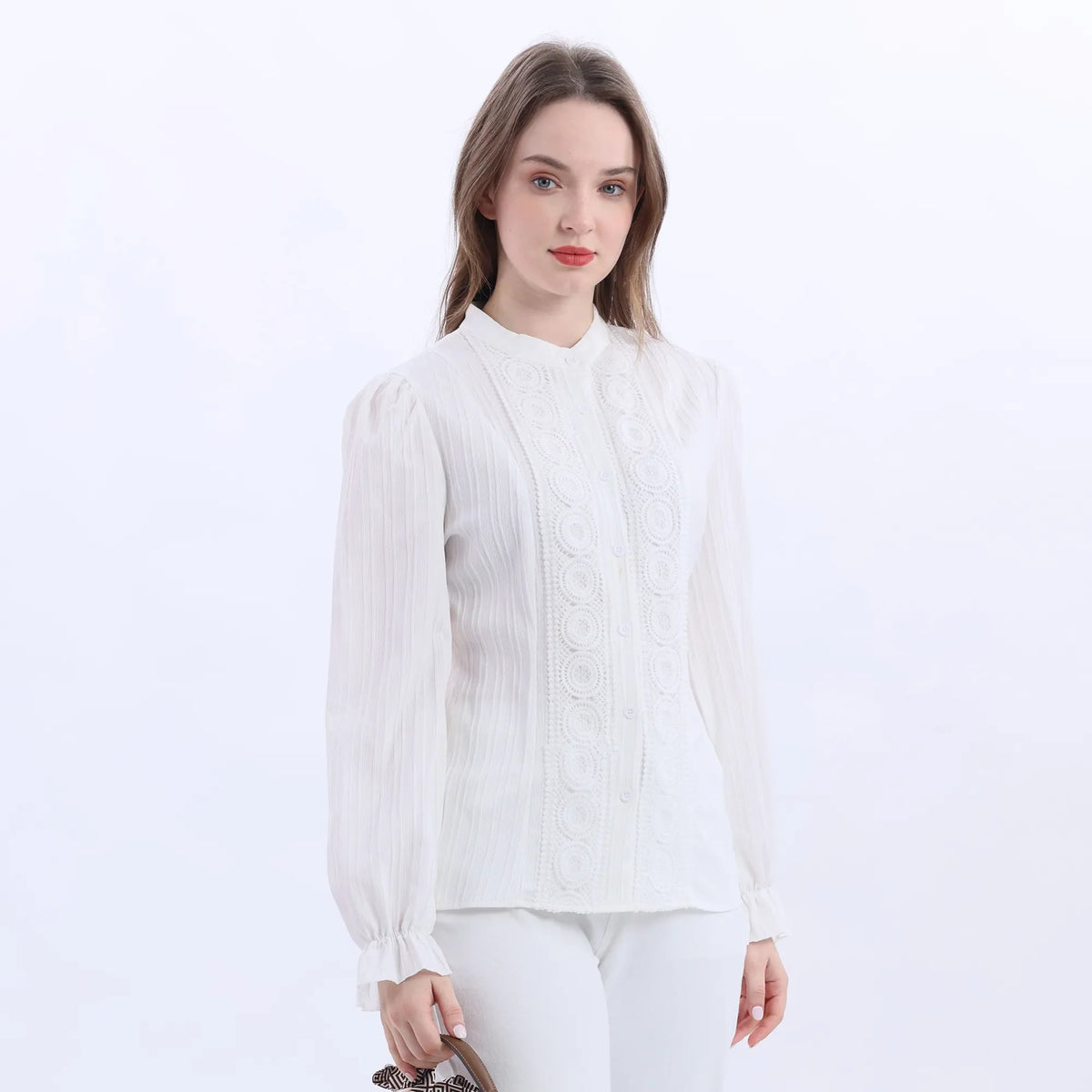 Jacquard Fashion Shirt For Women