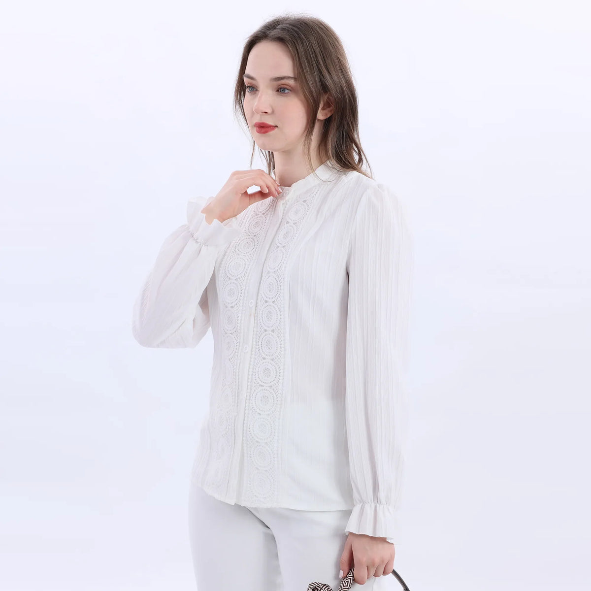 Jacquard Fashion Shirt For Women