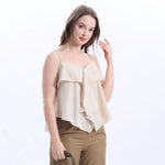 Sleeveless Satin Blouse For Women Image