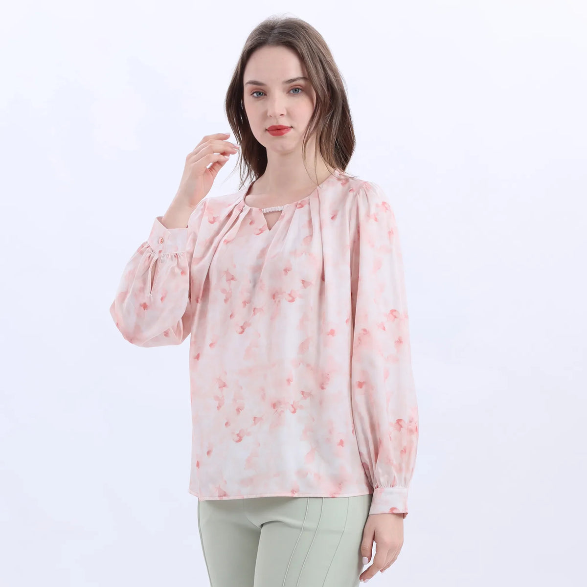 Floral Fashion Blouse For Women Image