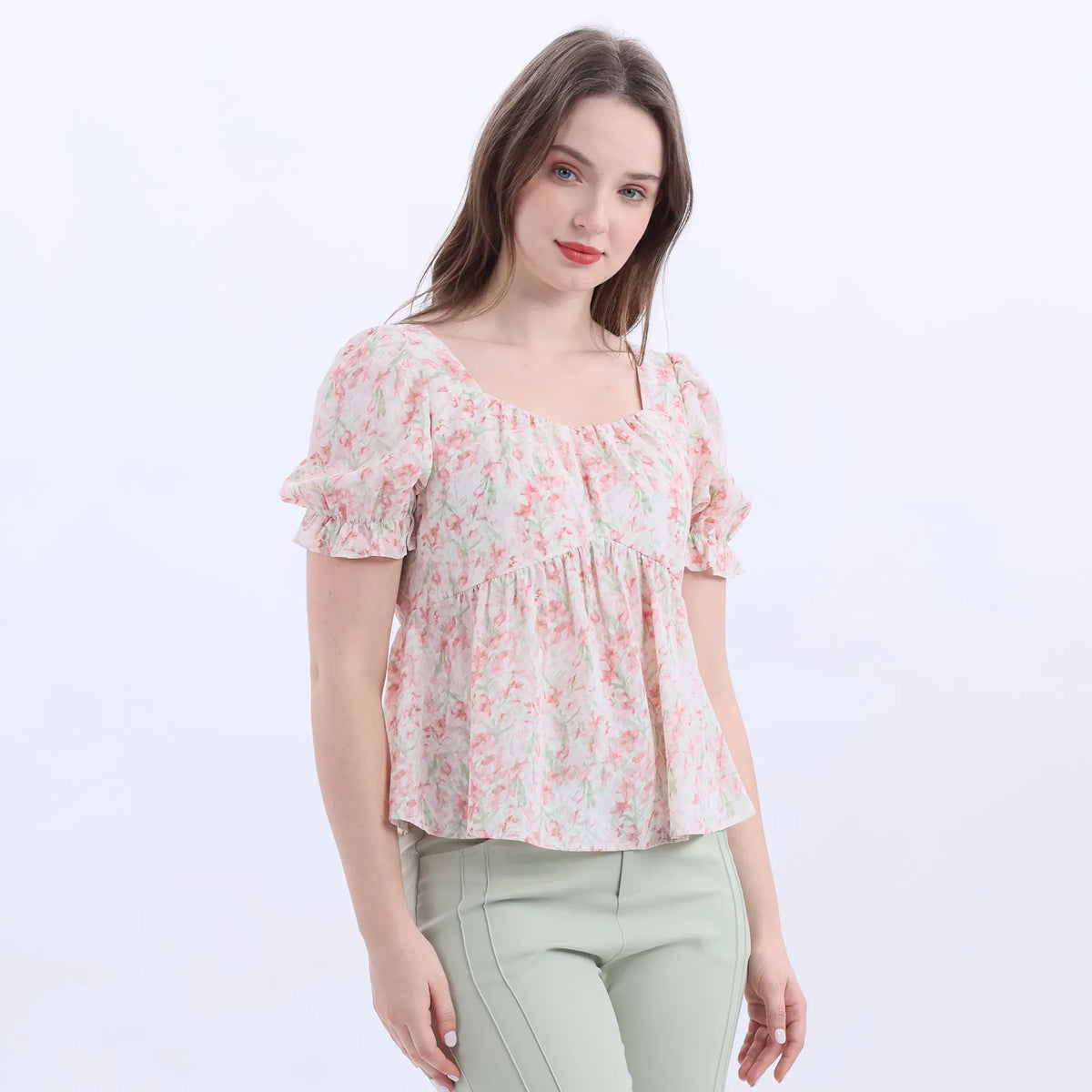 Floral Fashion Blouse For Women Image