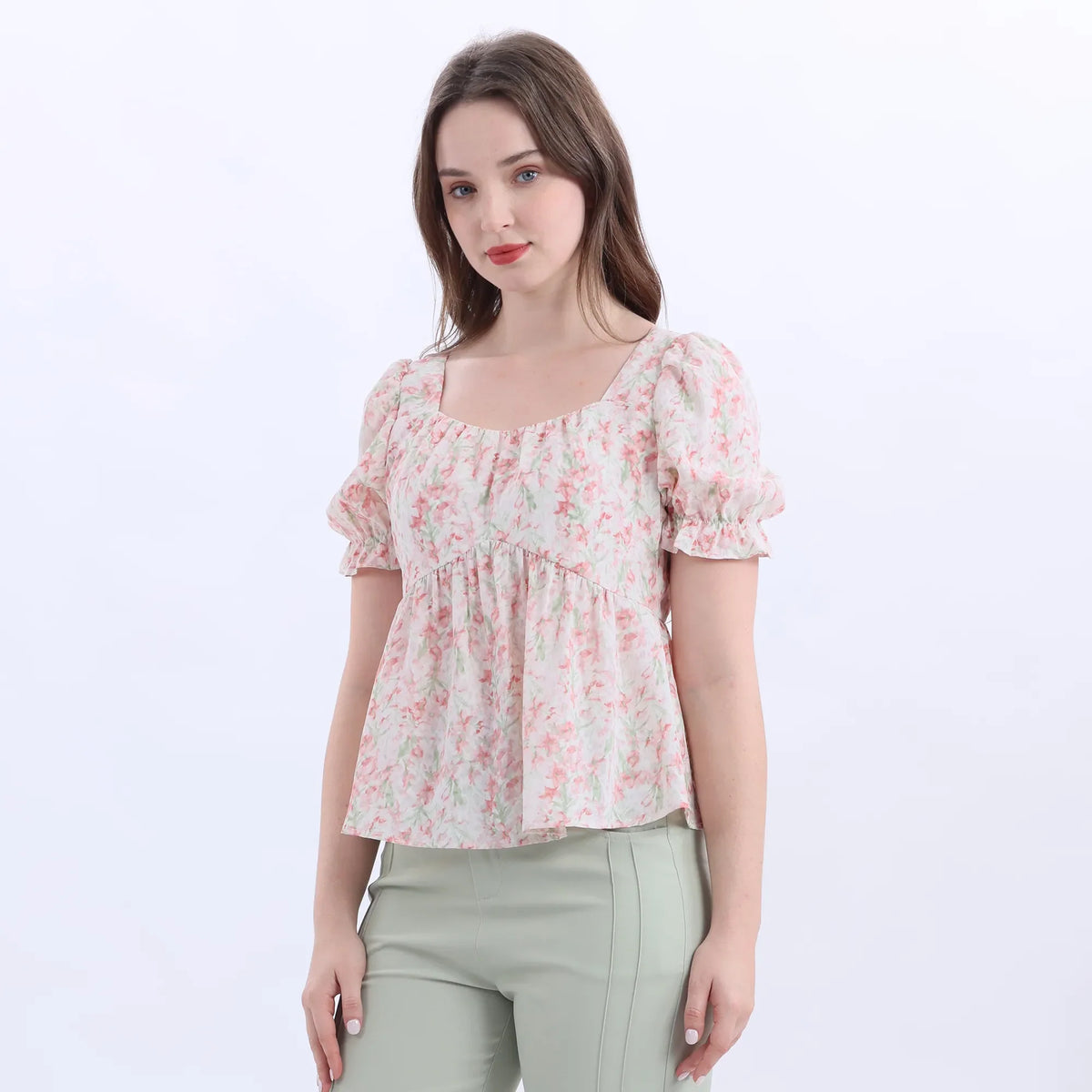 Floral Fashion Blouse For Women Image