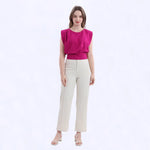 Straight-Leg Fashion Pants For Women Image