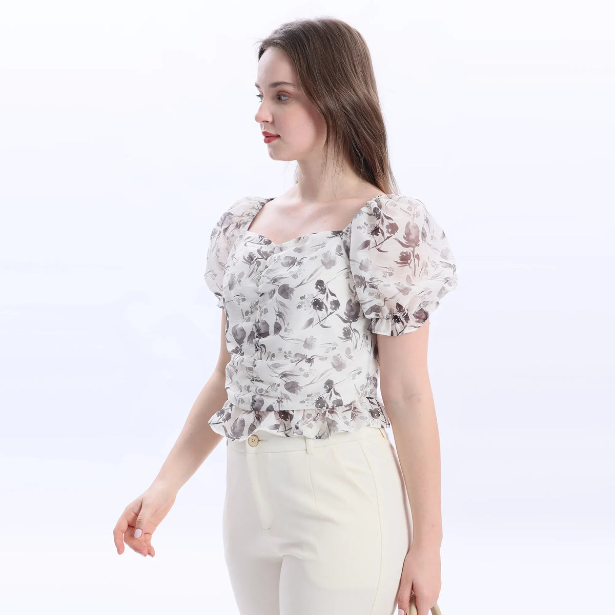 Floral Fashion Blouse For Women Image