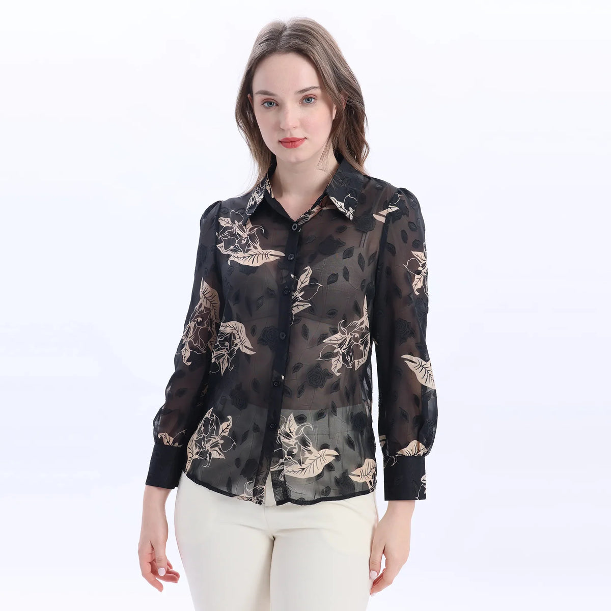 Floral Fashion Shirt For Women