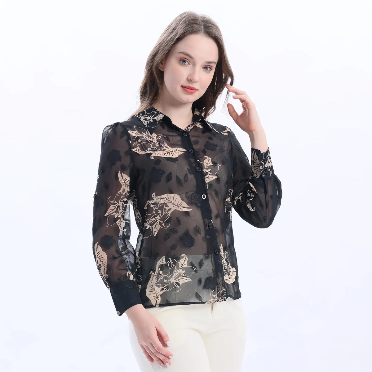 Floral Fashion Shirt For Women