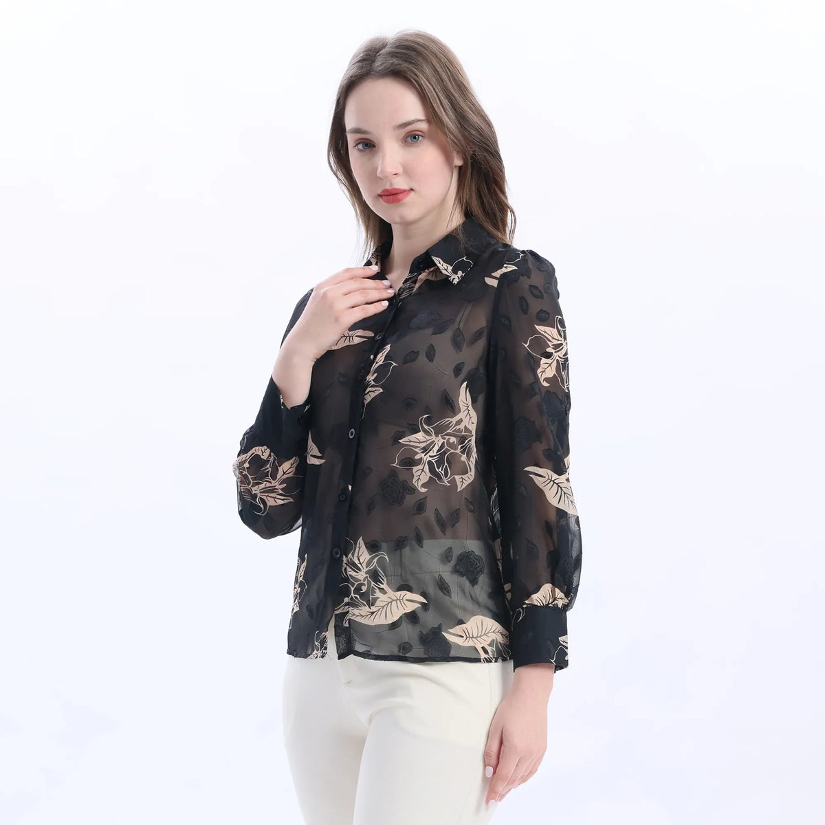 Floral Fashion Shirt For Women