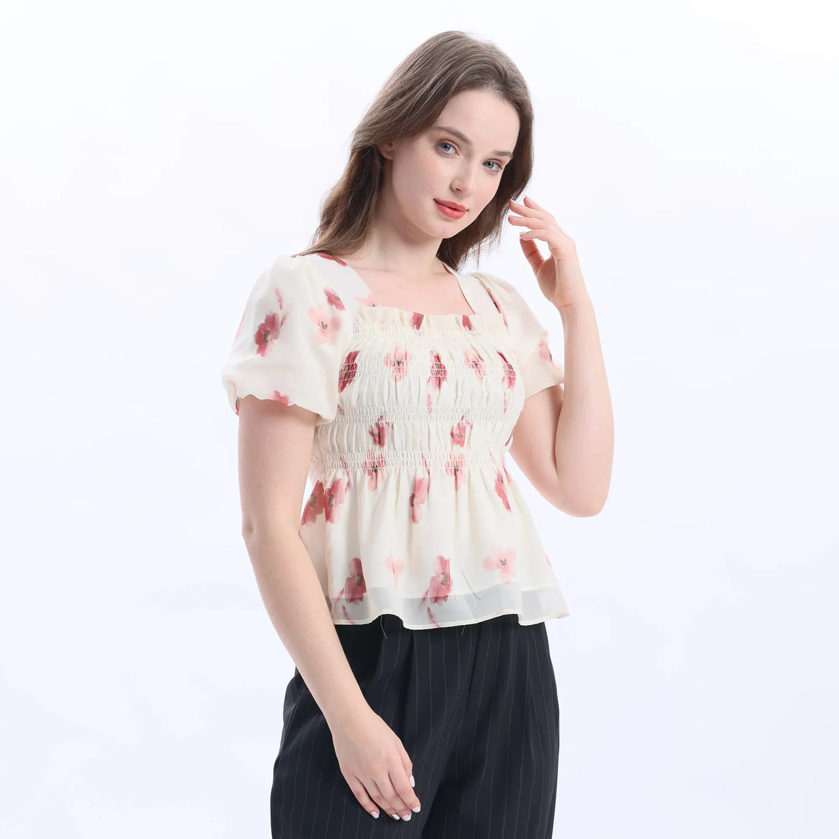 Floral Fashion Blouse For Women Image