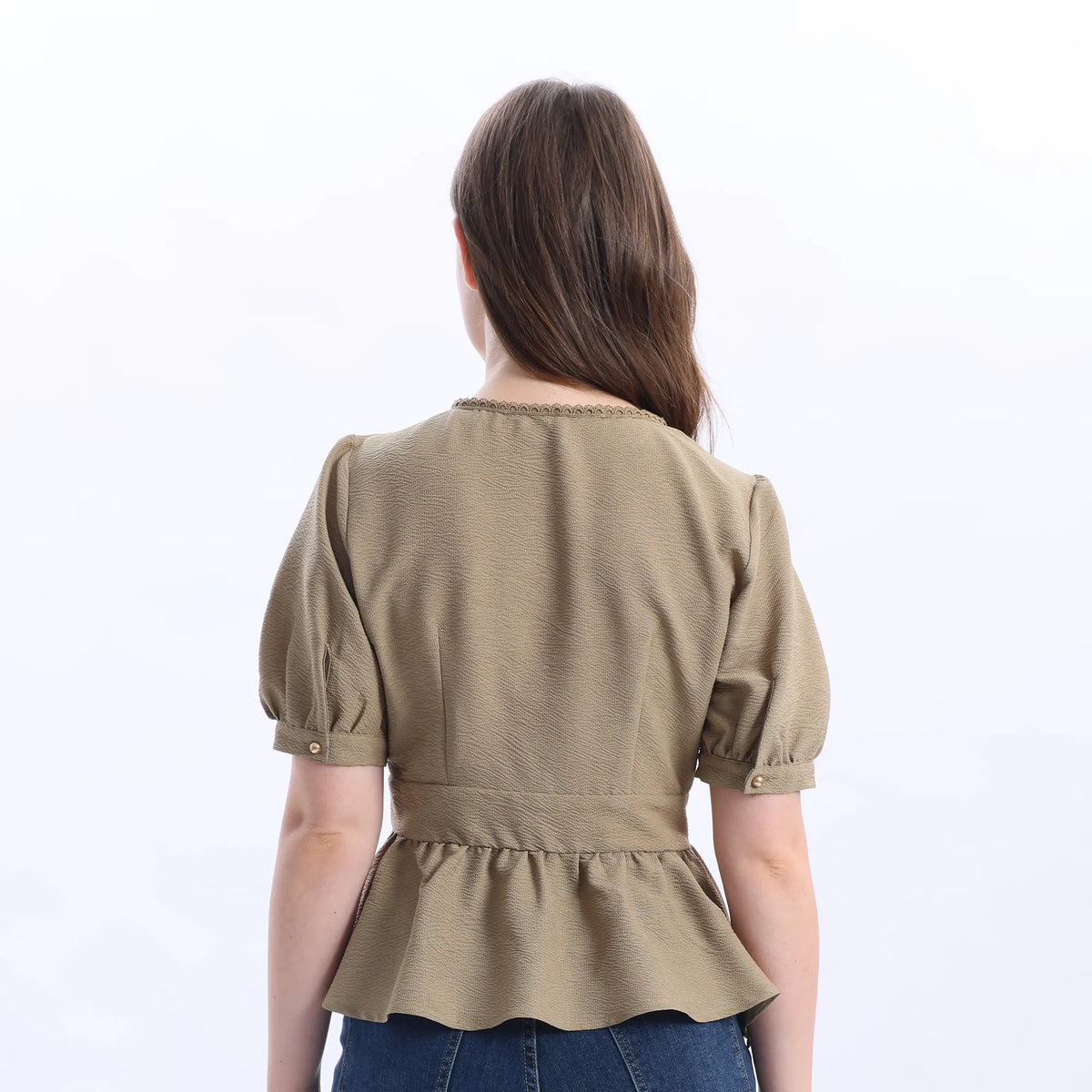 Jacquard Fashion Blouse For Women Image