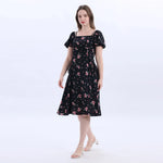 Floral Fashion Dress For Women Image