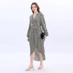 Striped Fashion Dress For Women Image