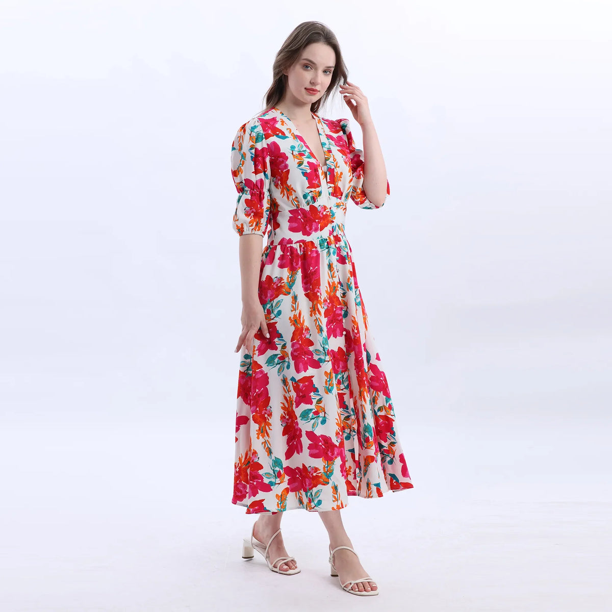 Floral Fashion Dress For Women