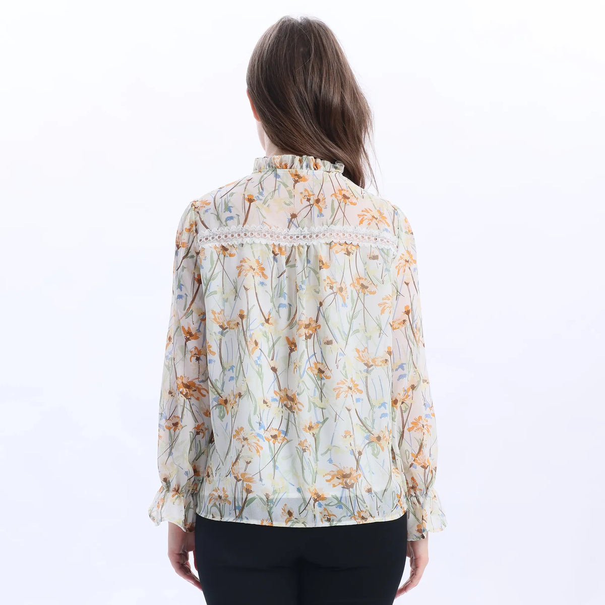 Floral Fashion Blouse For Women Image