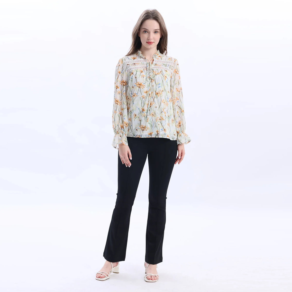 Floral Fashion Blouse For Women Image