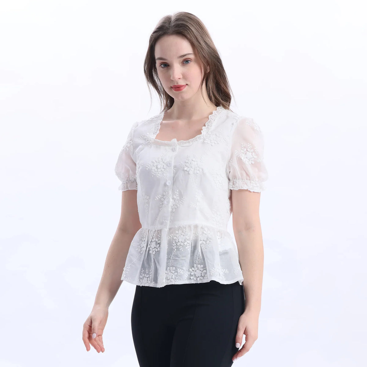 Floral Fashion Shirt For Women Image