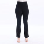 Bell-Bottom Fashion Pants For Women Black Image