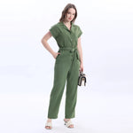 Plain Fashion Jumpsuit For Women Image