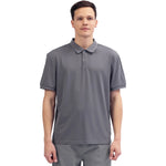 Street Look Polo Shirt For Men Dark Gray Image