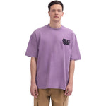 Purple Street Look T.Shirt For Men Image