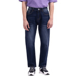 Skinny Street Look Pants For Men Jeans Navy Image