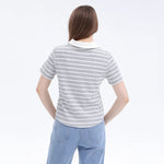 Pattern Street Look Polo Shirt For Women Image
