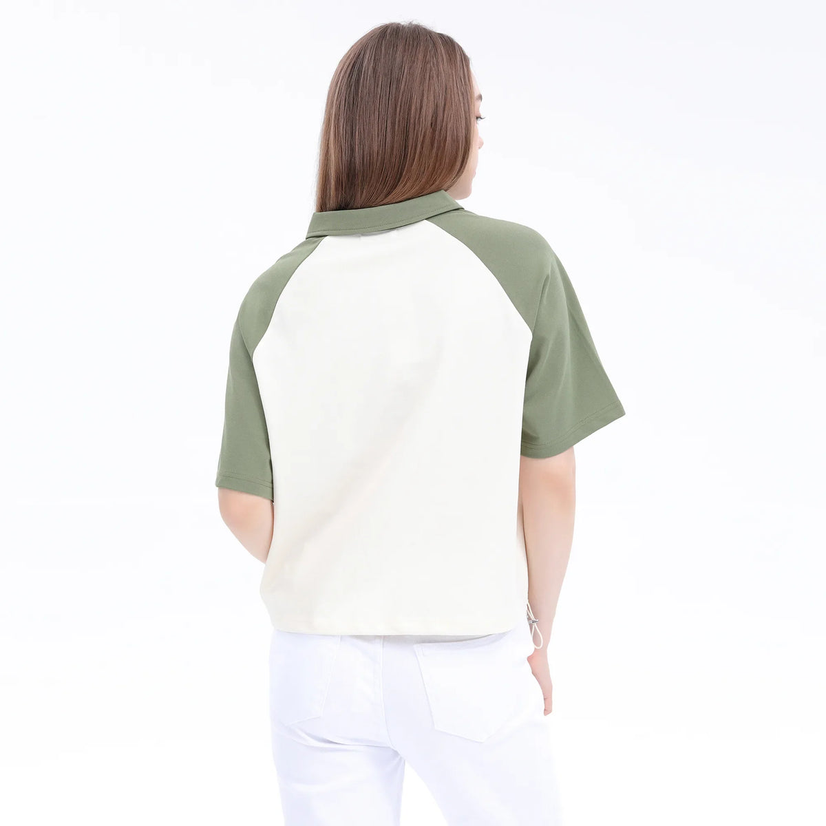 Printed Street Look Polo Shirt For Women Image