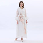 Embroidery Galabia For Women Beige Image