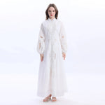 Embroidery Galabia For Women White Image