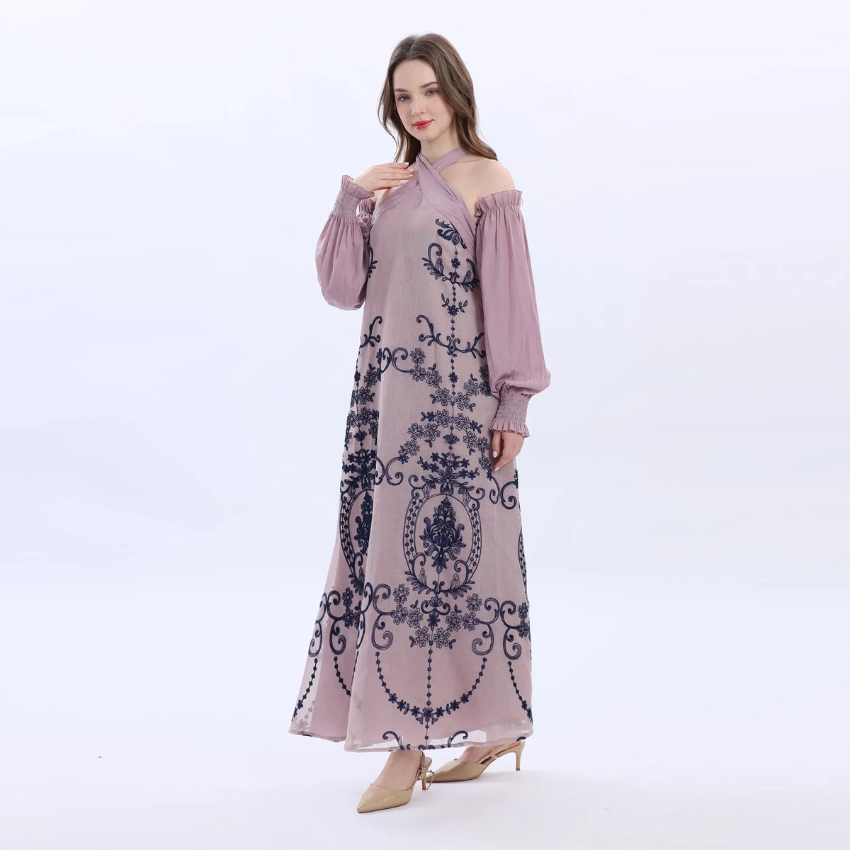 Floral Galabia For Women