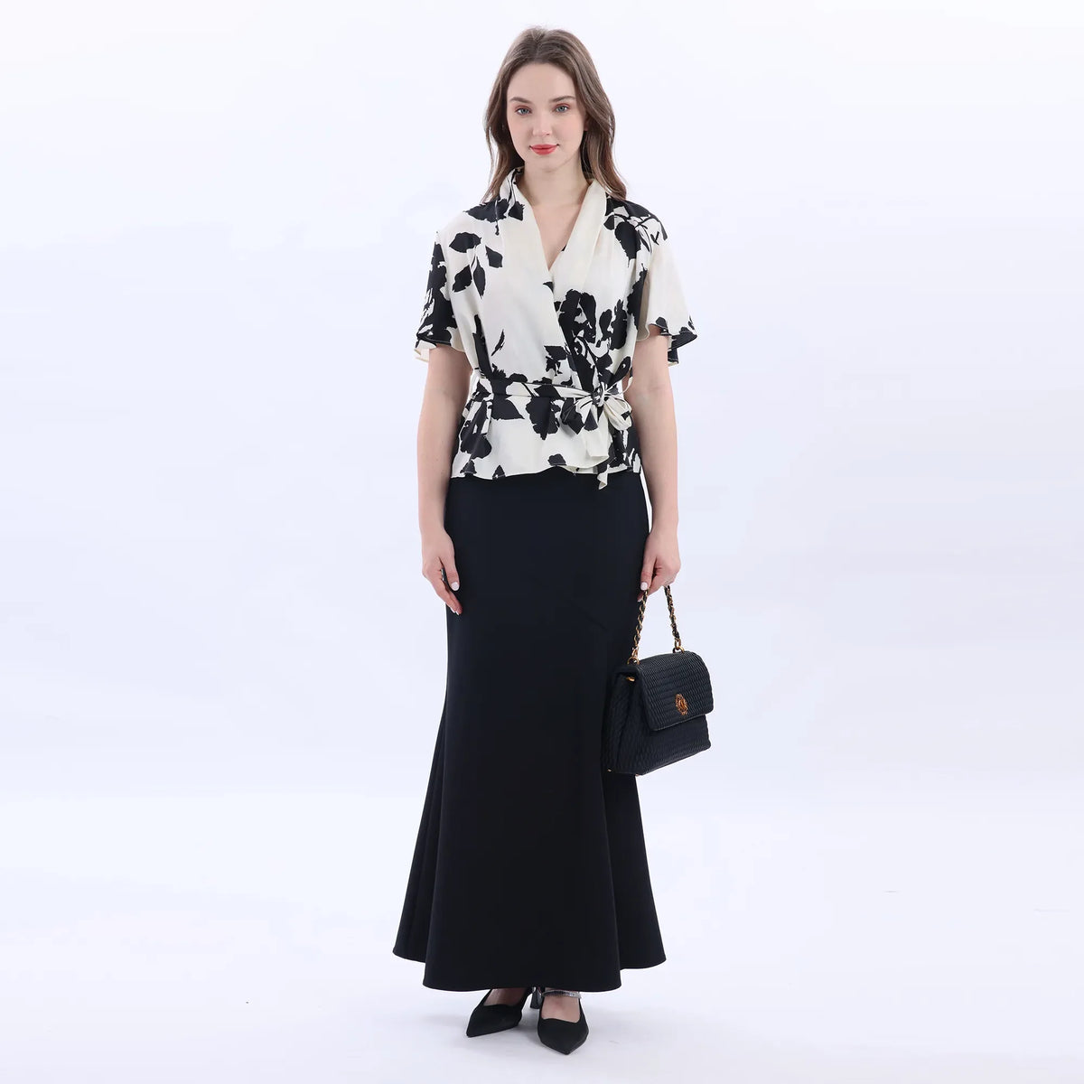 Floral Classic Blouse For Women Image