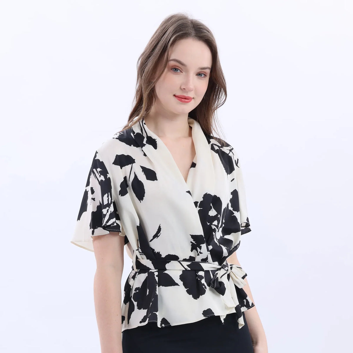 Floral Classic Blouse For Women Image