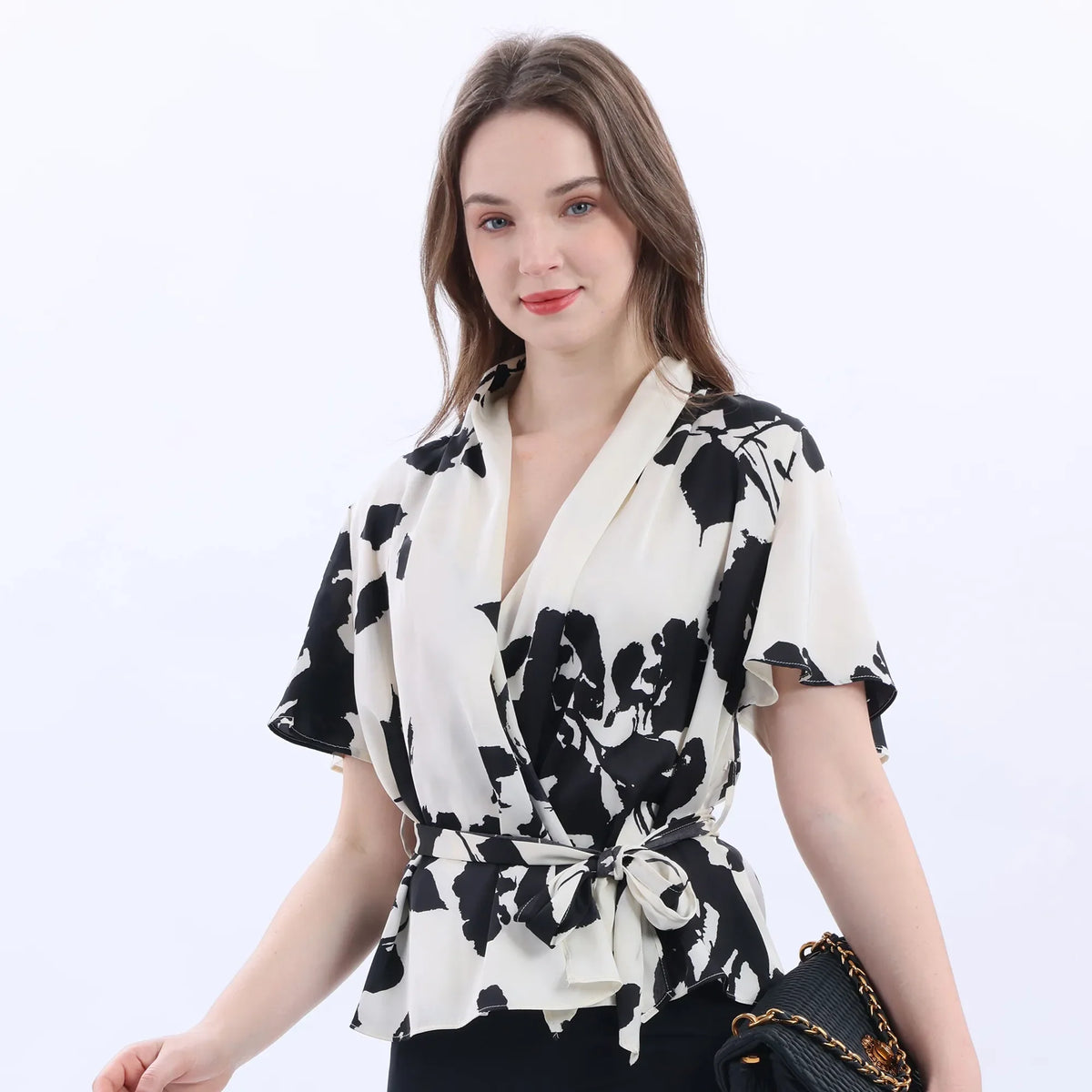 Floral Classic Blouse For Women Image