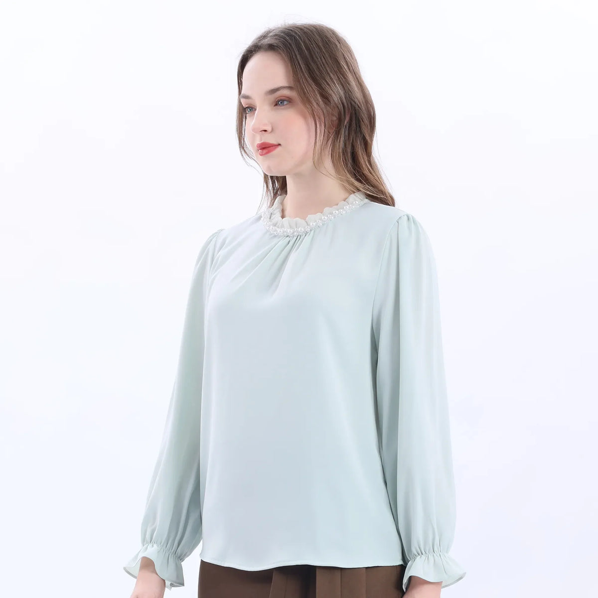 Beaded Classic Blouse For Women Image