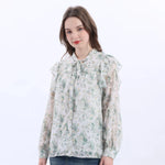 Floral Classic Shirt For Women Image