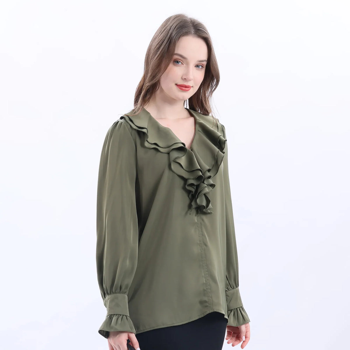 Plain Classic Blouse For Women Image