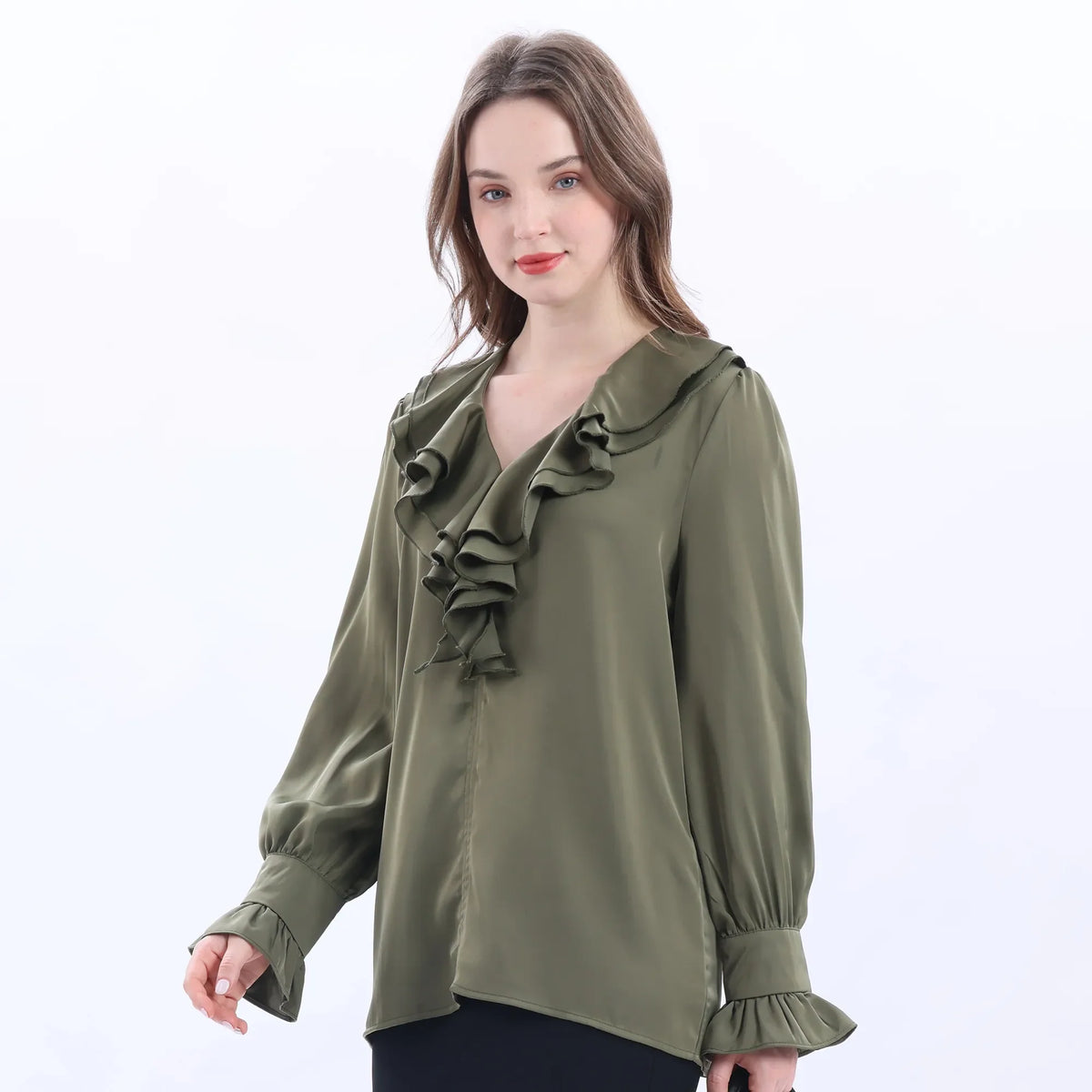 Plain Classic Blouse For Women Image