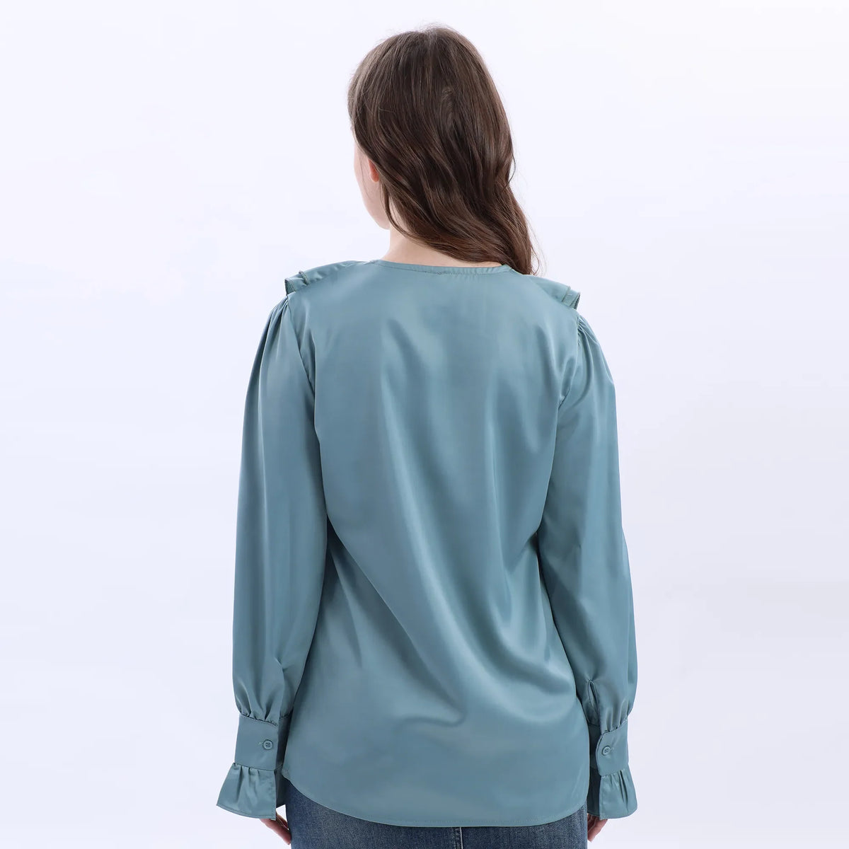 Plain Classic Blouse For Women Image