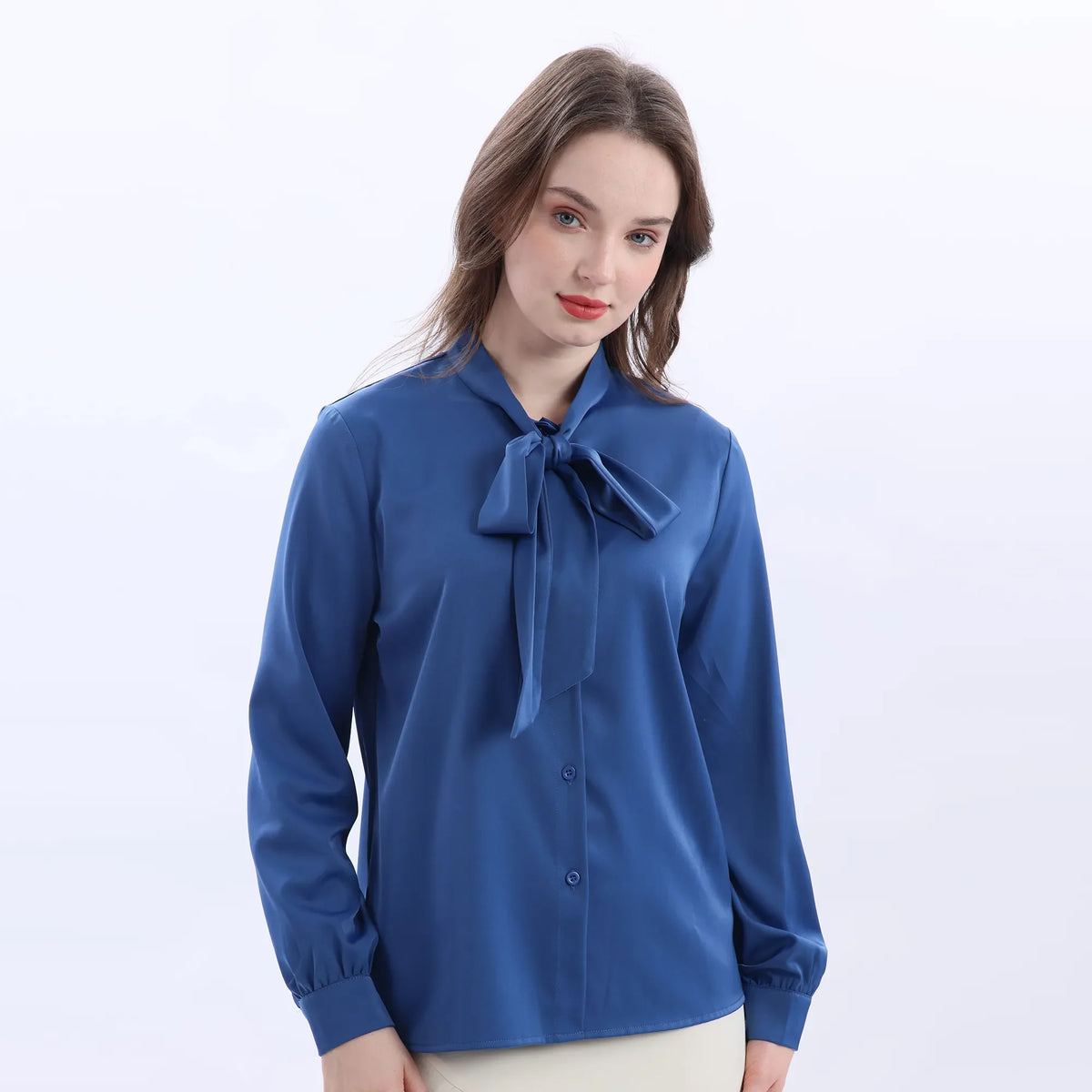 Navy Classic Shirt For Women