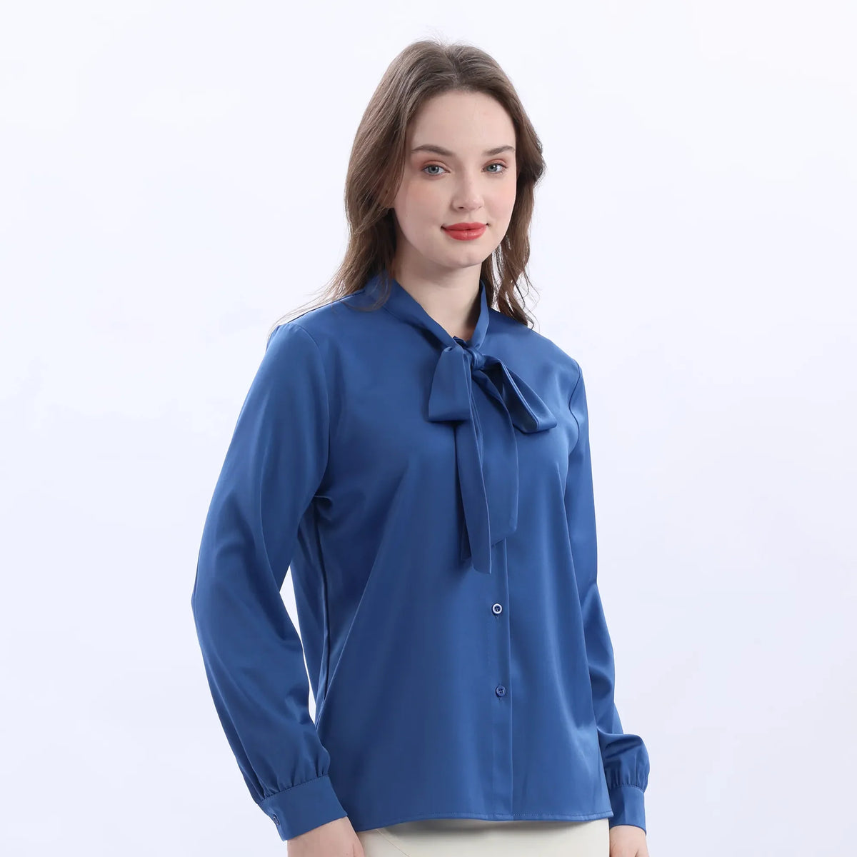 Navy Classic Shirt For Women